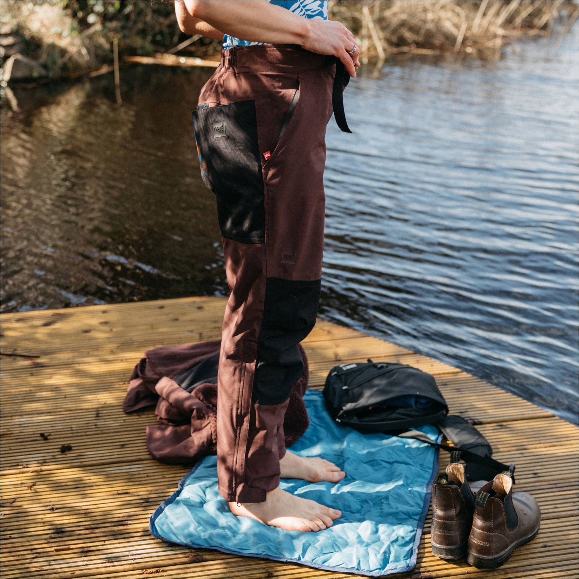 2026 Red Paddle Co Womens EVO Pro Waterproof Insulated Trousers 005-009-011-0027 - Deep Chestnut